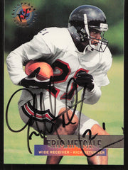 Eric Metcalf Autographed 1995 Stadium Club Card #368 Atlanta Falcons SKU #261211