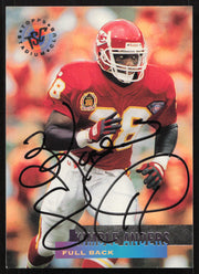 Kimble Anders Autographed 1995 Stadium Club Card #289 Kansas City Chiefs SKU #261216