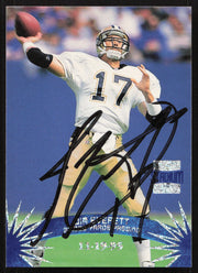 Jim Everett Autographed 1996 Stadium Club Card #169 New Orleans Saints SKU #261220