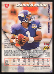 Warren Moon Autographed 1996 Stadium Club Card #45 Minnesota Vikings SKU #261221