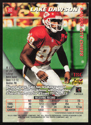 Lake Dawson Autographed 1996 Stadium Club Card #203 Kansas City Chiefs SKU #261223