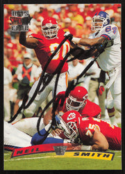 Neil Smith Autographed 1996 Stadium Club Card #70 Kansas City Chiefs SKU #261228