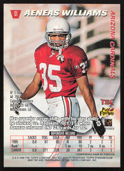 Aeneas Williams Autographed 1996 Stadium Club Card #51 Arizona Cardinals SKU #261231
