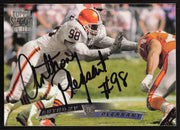 Anthony Pleasant Autographed 1996 Stadium Club Card #311 Cleveland Browns SKU #261234