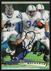 Ray Buchanan Autographed 1996 Stadium Club Card #258 Indianapolis Colts SKU #261235