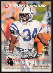 Ray Buchanan Autographed 1996 Stadium Club Card #258 Indianapolis Colts SKU #261235