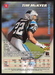 Tim McKyer Autographed 1996 Stadium Club Card #33 Carolina Panthers SKU #261237