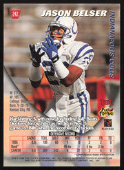 Jason Belser Autographed 1996 Stadium Club Card #242 Indianapolis Colts SKU #261238