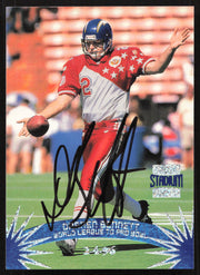 Darren Bennett Autographed 1996 Stadium Club Card #161 San Diego Chargers SKU #261241