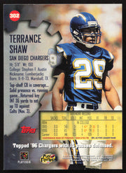 Terrance Shaw Autographed 1997 Stadium Club Card #302 San Diego Chargers SKU #261252