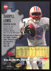 Darryll Lewis Autographed 1997 Stadium Club Card #134 Tennessee Oilers SKU #261259