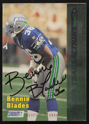 Bennie Blades Autographed 1997 Stadium Club Card #334 Seattle Seahawks SKU #261260