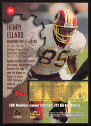 Henry Ellard Autographed 1997 Stadium Club Card #13 Washington Redskins SKU #261263