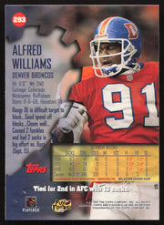 Alfred Williams Autographed 1997 Stadium Club Card #293 Denver Broncos SKU #261264