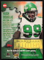 Hugh Douglas Autographed 1997 Stadium Club Card #304 New York Jets SKU #261265
