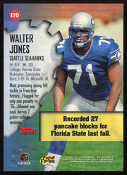 Walter Jones Autographed 1997 Stadium Club Rookie Card #170 Seattle Seahawks SKU #261266