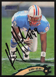 Kenny Holmes Autographed 1997 Stadium Club Card #32 Tennessee Oilers SKU #261267