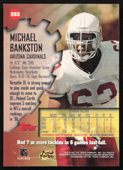 Michael Bankston Autographed 1997 Stadium Club Card #283 Arizona Cardinals SKU #261268