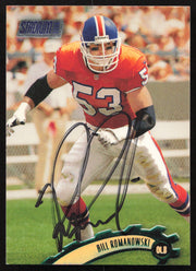 Bill Romanowski Autographed 1997 Stadium Club Card #282 Denver Broncos SKU #261272