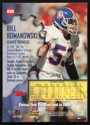 Bill Romanowski Autographed 1997 Stadium Club Card #282 Denver Broncos SKU #261272