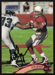 Seth Joyner Autographed 1997 Stadium Club Card #137 Arizona Cardinals SKU #261274