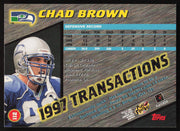 Chad Brown Autographed 1997 Stadium Club Card #112 Seattle Seahawks SKU #261276