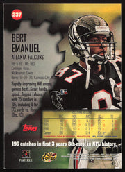 Bert Emanuel Autographed 1997 Stadium Club Card #237 Atlanta Falcons SKU #261282