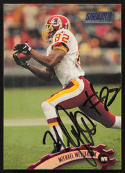 Michael Westbrook Autographed 1997 Stadium Club Card #66 Washington Redskins SKU #261286