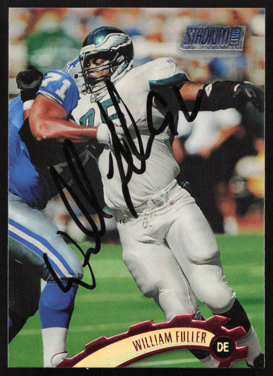 William Fuller Autographed 1997 Stadium Club Card #229 Philadelphia Eagles SKU #261288