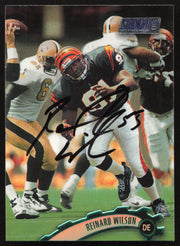 Reinard Wilson Autographed 1997 Stadium Club Card #186 Cincinnati Bengals SKU #261290