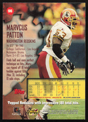Marvcus Patton Autographed 1997 Stadium Club Card #96 Washington Redskins SKU #261293