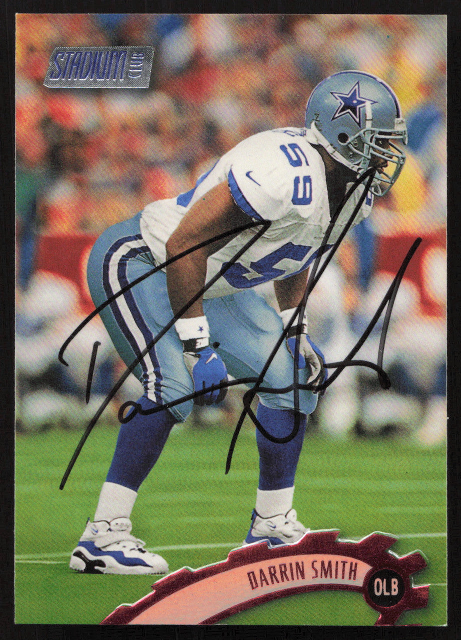 Darrin Smith Autographed 1997 Stadium Club Card #223 Dallas Cowboys SKU #261294