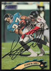 Keenan McCardell Autographed 1997 Stadium Club Card #98 Jacksonville Jaguars SKU #261300