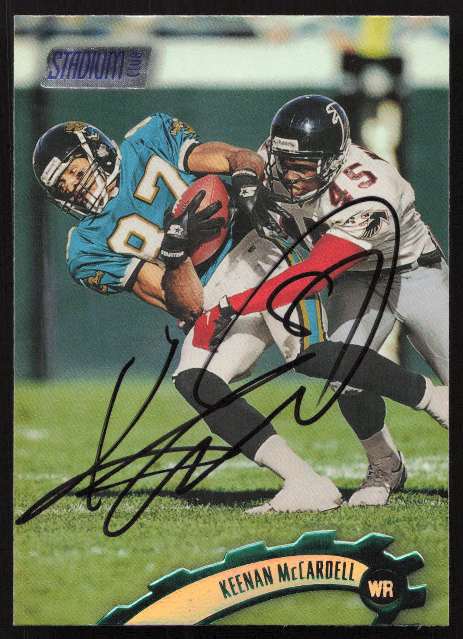 Keenan McCardell Autographed 1997 Stadium Club Card #98 Jacksonville Jaguars SKU #261300