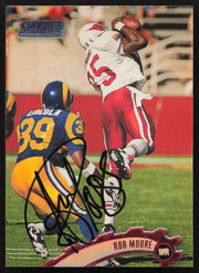 Rob Moore Autographed 1997 Stadium Club Card #328 Arizona Cardinals SKU #261301