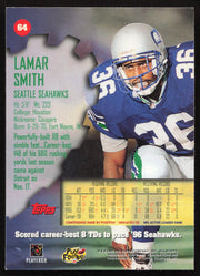 Lamar Smith Autographed 1997 Stadium Club Card #64 Seattle Seahawks SKU #261308