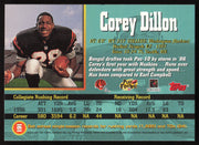 Corey Dillon Autographed 1997 Stadium Club Rookie Card #191 Cincinnati Bengals SKU #261310