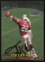 Tom Knight Autographed 1997 Stadium Club Rookie Card #175 Arizona Cardinals SKU #261316