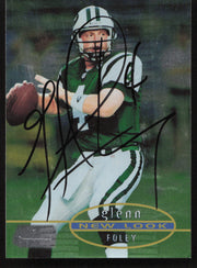 Glenn Foley Autographed 1998 Stadium Club Card #117 New York Jets SKU #261317