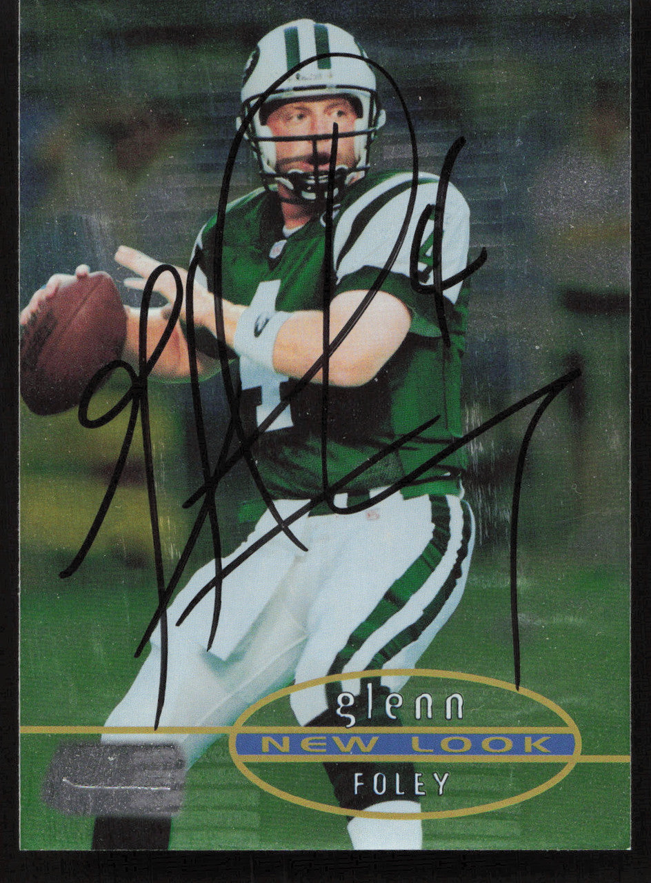 Glenn Foley Autographed 1998 Stadium Club Card #117 New York Jets SKU #261317
