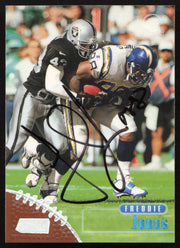 Freddie Jones Autographed 1998 Stadium Club Card #143 San Diego Chargers SKU #261324