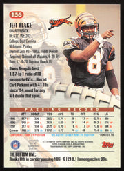 Jeff Blake Autographed 1998 Stadium Club Card #156 Cincinnati Bengals SKU #261326
