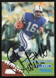 Jerome Pathon Autographed 1998 Stadium Club Rookie Card #167 Indianapolis Colts SKU #261337
