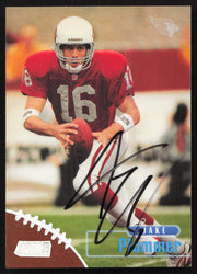 Jake Plummer Autographed 1998 Stadium Club Card #82 Arizona Cardinals SKU #261339