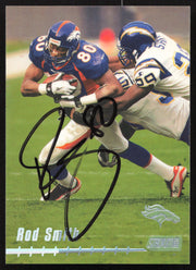 Rod Smith Autographed 1999 Stadium Club Card #22 Denver Broncos SKU #261348