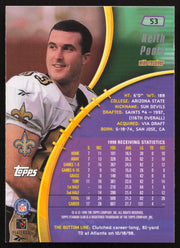 Keith Poole Autographed 1999 Stadium Club Card #53 New Orleans Saints SKU #261357