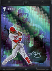 Alec Bohm Autographed 2025 Under Wraps MLB Emanate Halftone Short Edition Card Philadelphia Phillies Fanatics Holo #RJ89842212