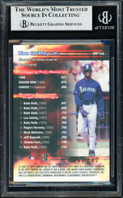 Ken Griffey Jr. Autographed 1999 Topps Finest Prominent Figures Card #PF14 Seattle Mariners Auto Grade Gem Mint 10 #/847 Beckett BAS #19664833