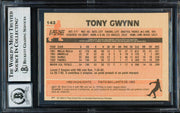 Tony Gwynn Autographed 1983 O Pee Chee Rookie Card #143 San Diego Padres Auto Grade Gem Mint 10 (Aftermarket Sticker) Beckett BAS #19658561