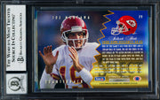 Joe Montana Autographed 1994 Select Card #79 Kansas City Chiefs Auto Grade Gem Mint 10 Beckett BAS #19662985